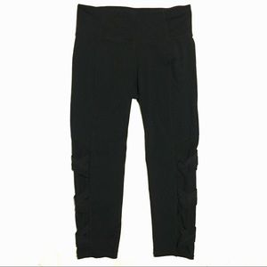 Athleta | Leggings with Mesh Detail - Black